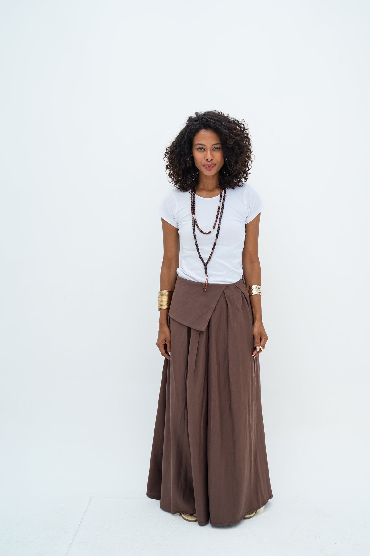 Brown Cap Skirt