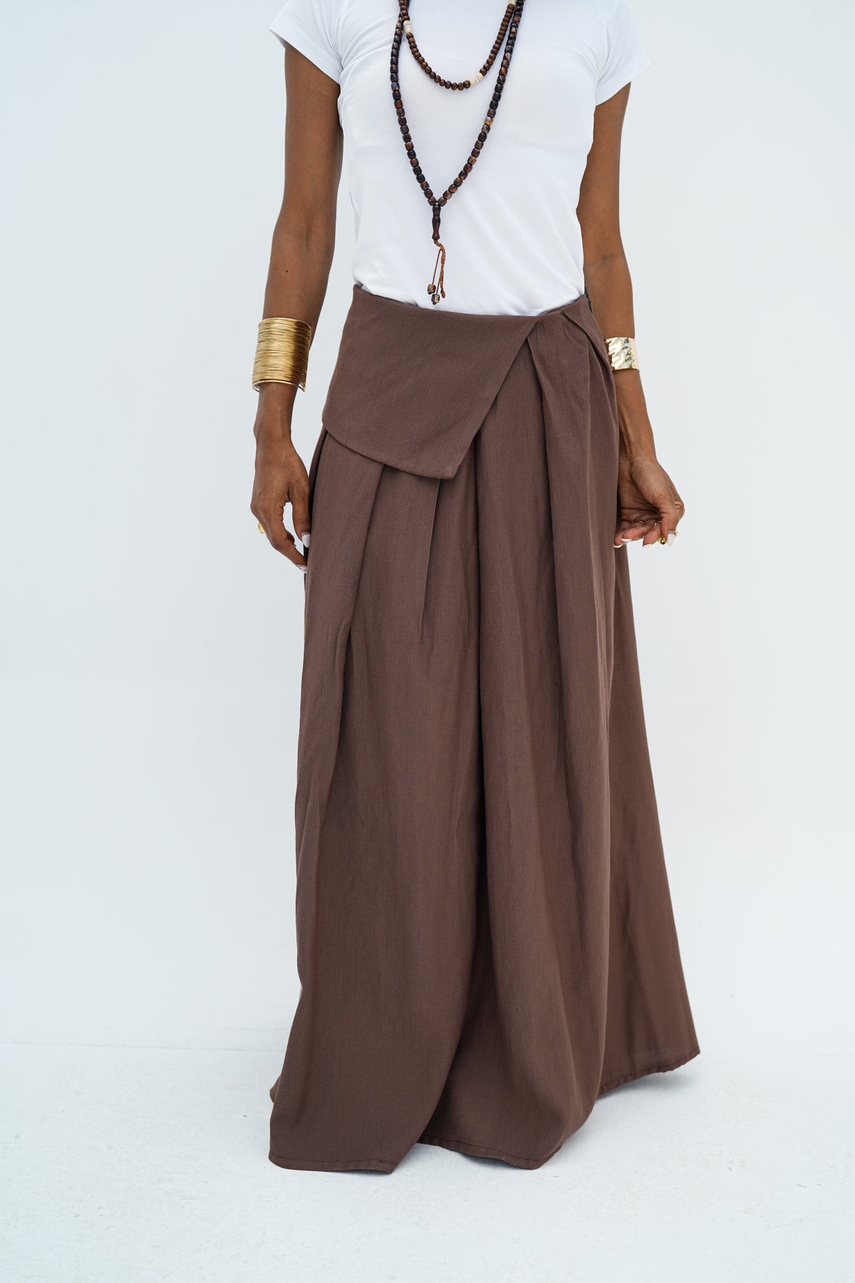 Brown Cap Skirt