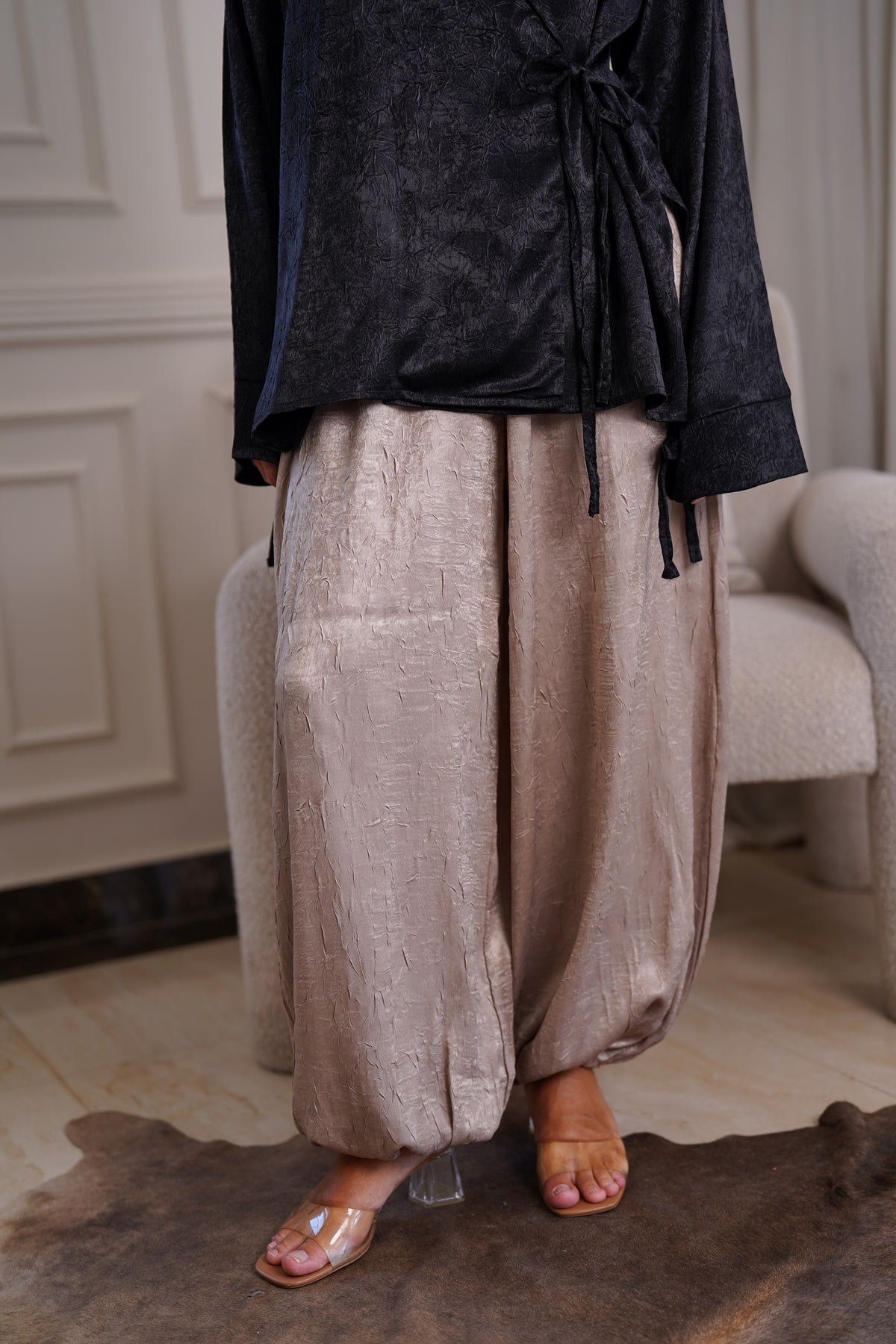 Gold Balloon Pants