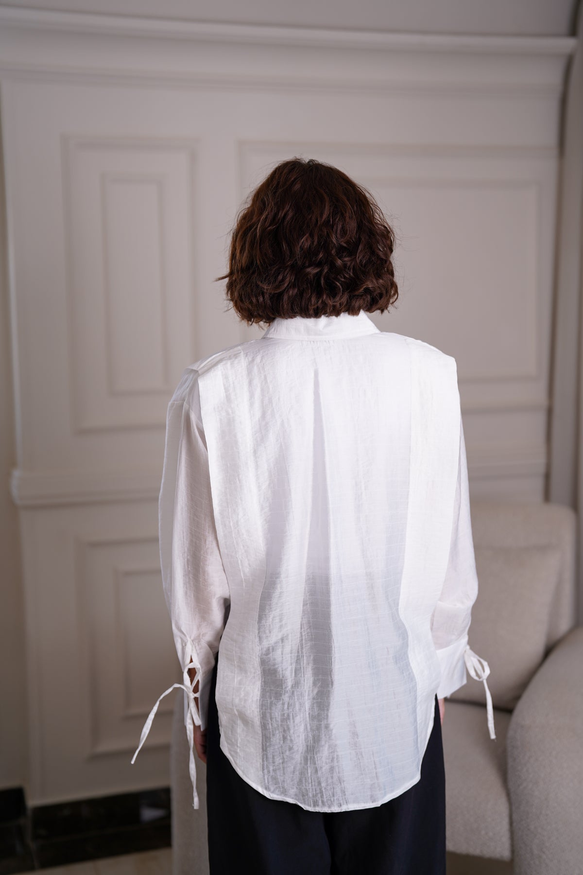 White Linen Shirt