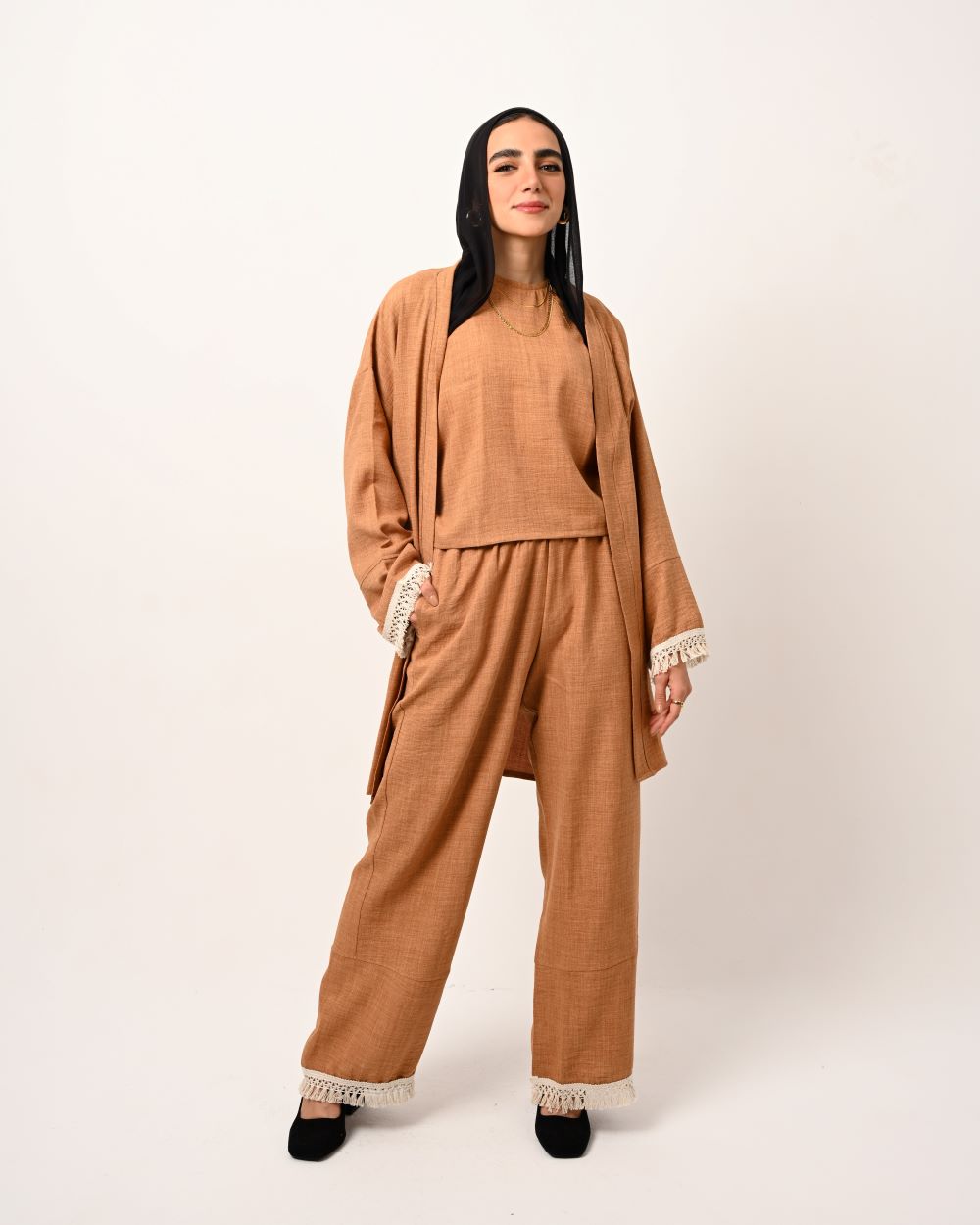 Brown Desert Sand 3-Pieces Set