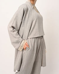 Grey Desert Sand Kimono