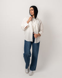 Essential Poplin White Shirt