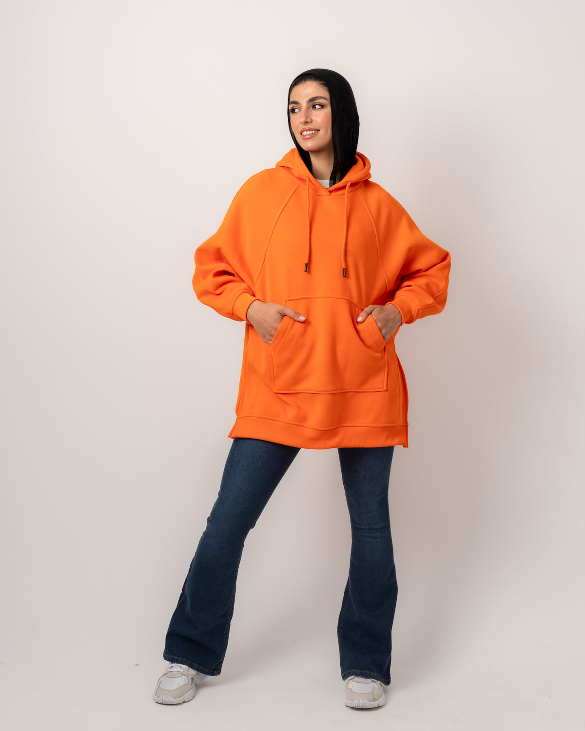 Orange Long Hoodie