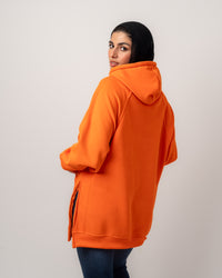 Orange Long Hoodie