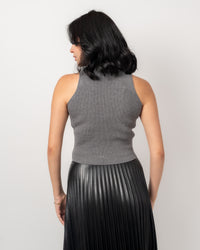 Grey Ribbed Cut Basic