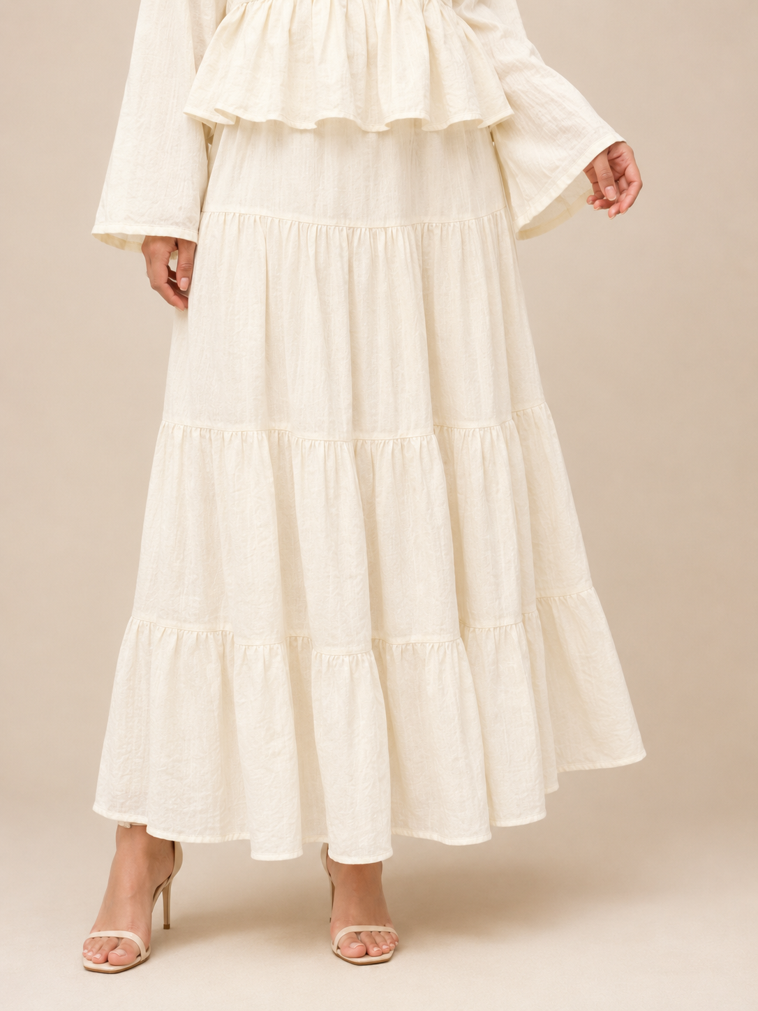 White Flowy Set