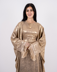 Gold Kaftan Dress