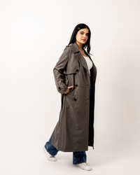 Grey Trench Coat