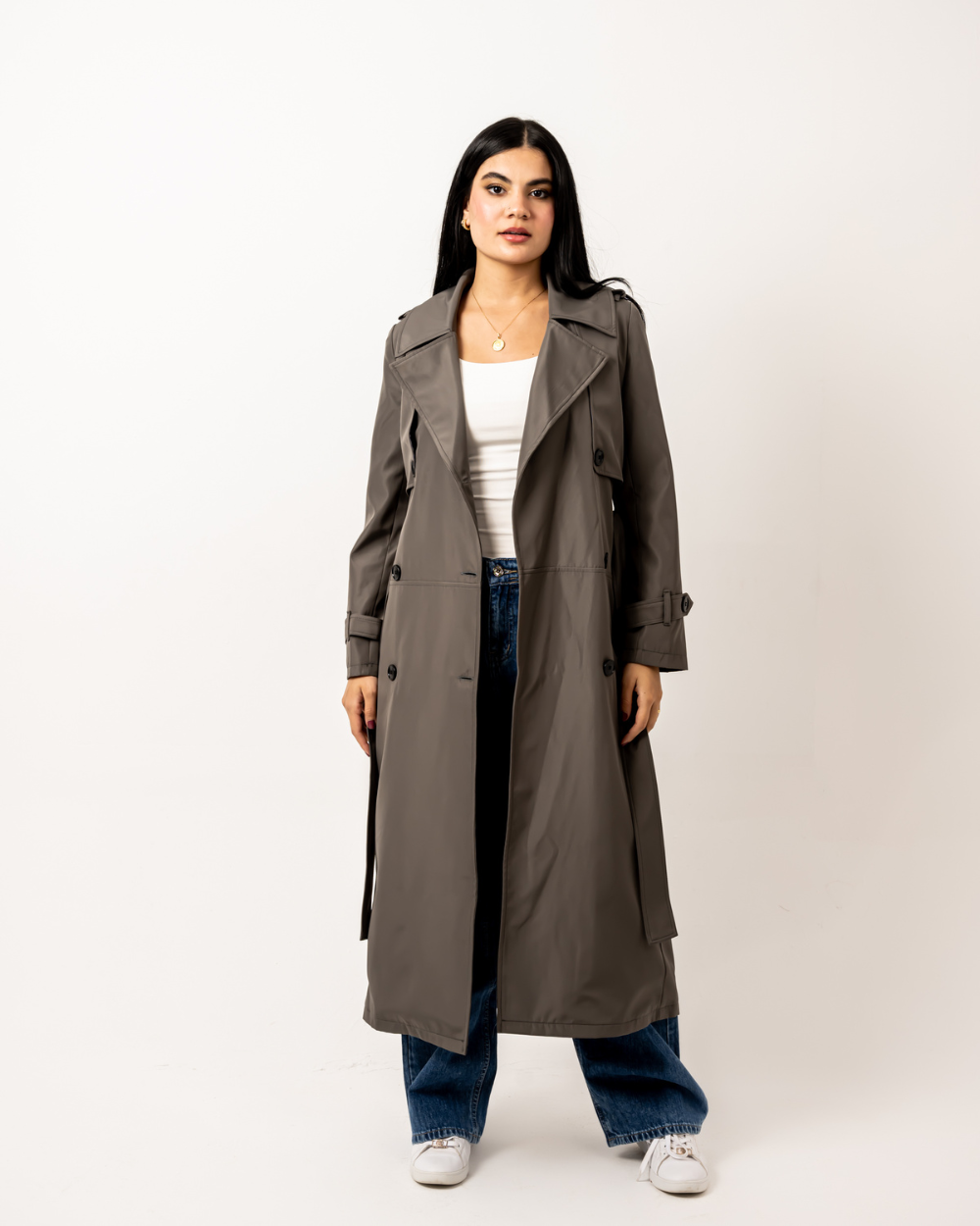 Grey Trench Coat