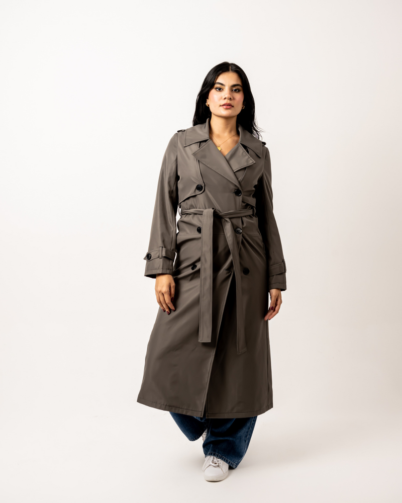 Grey Trench Coat