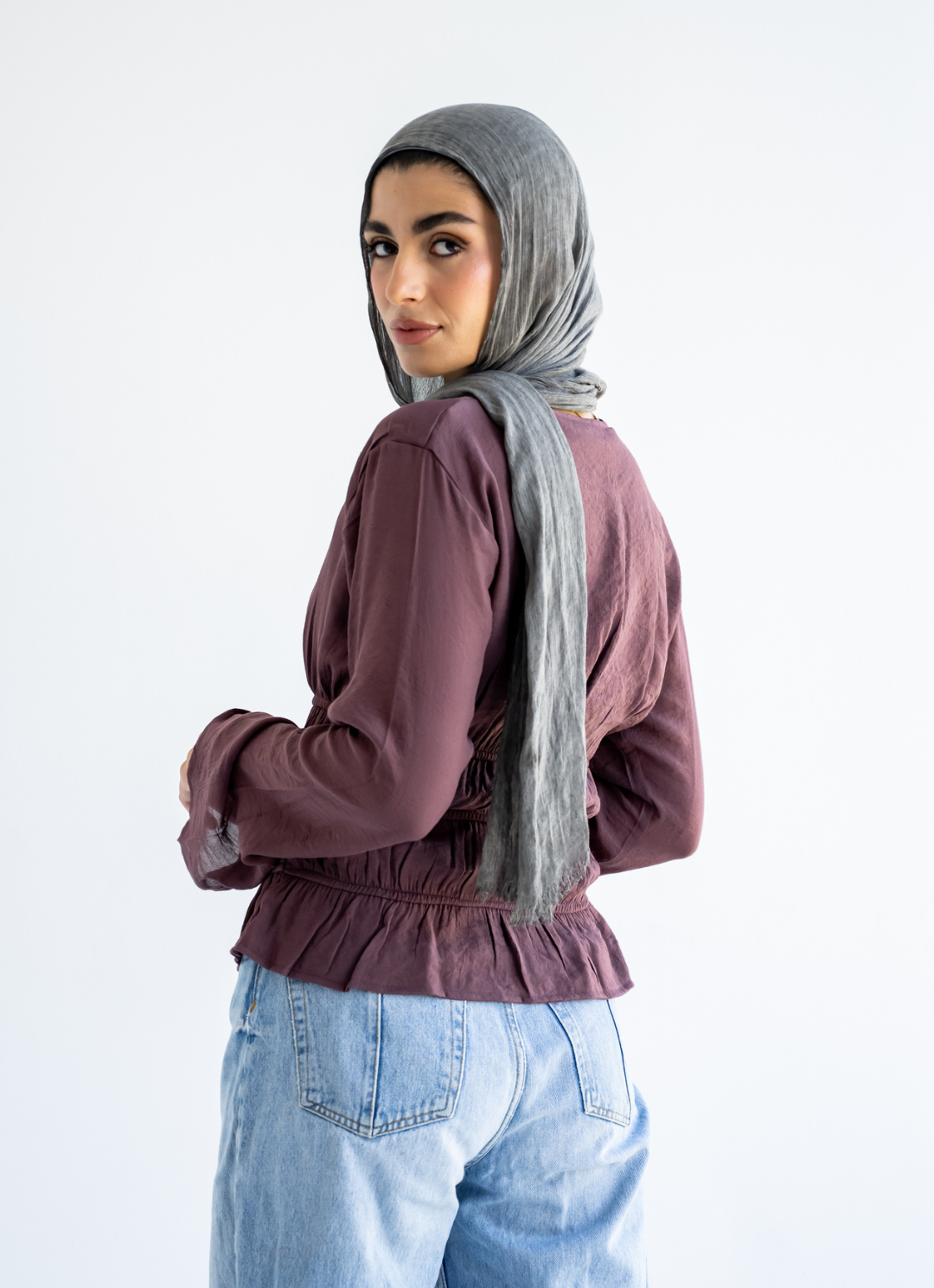 Mauve Straps Blouse