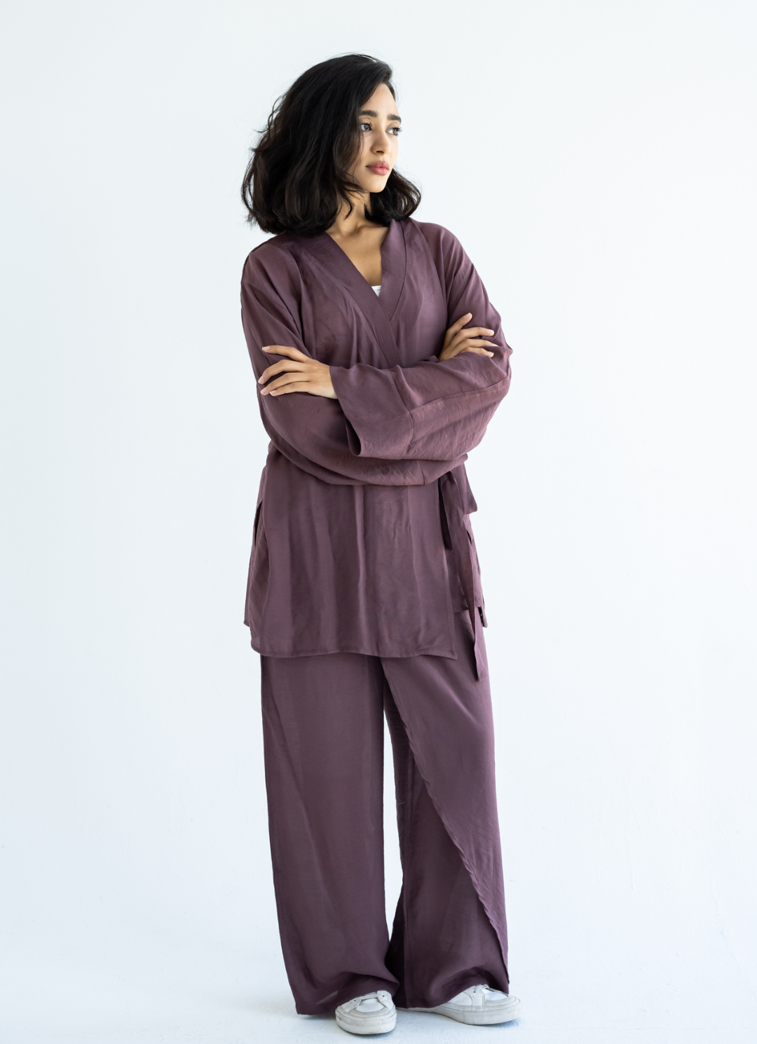 Mauve Coverup Set