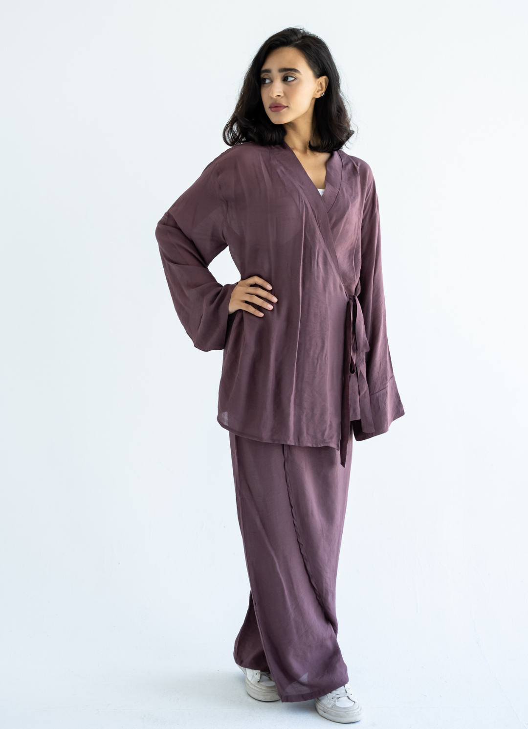 Mauve Coverup Set