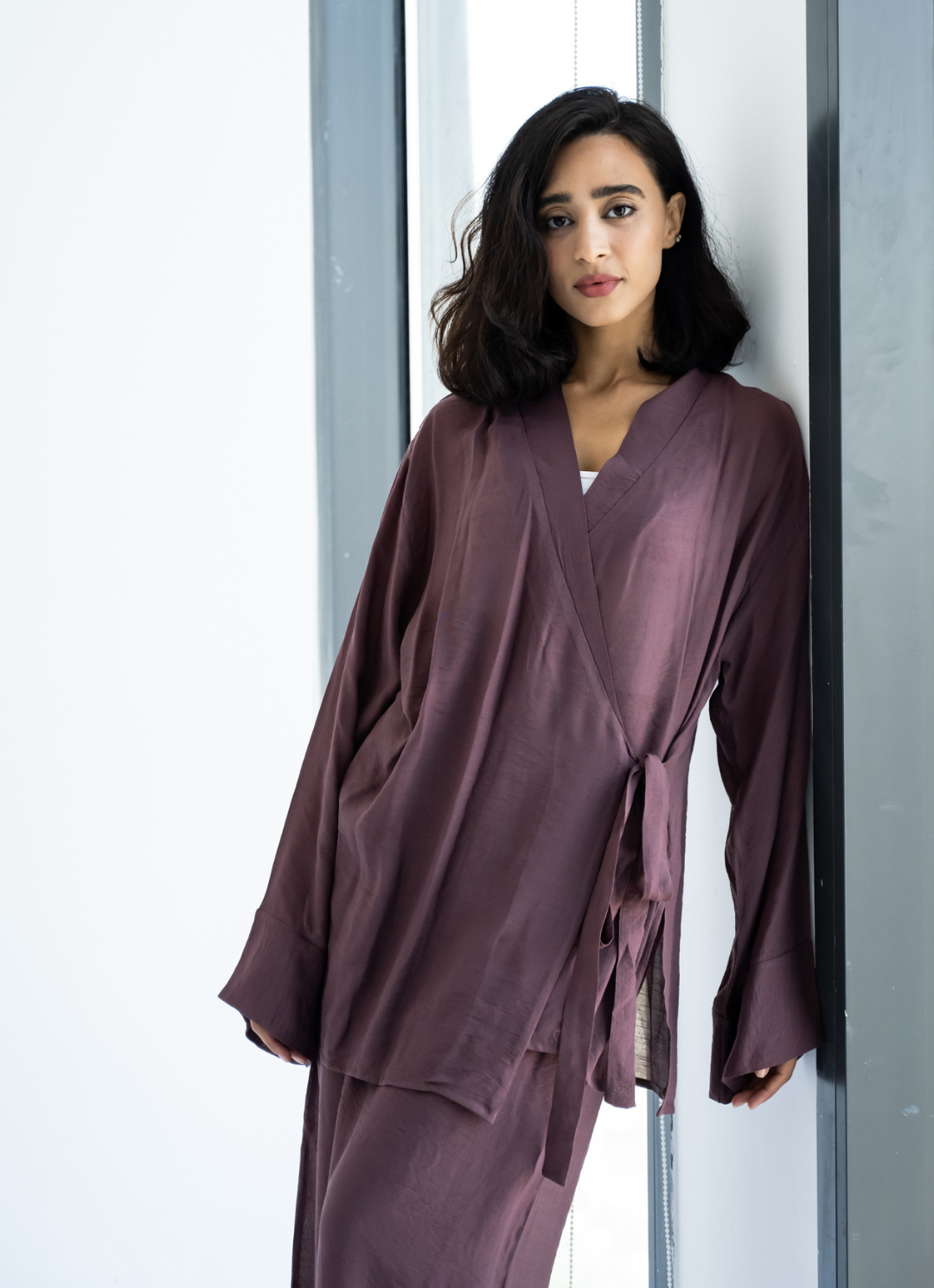Mauve Coverup Set