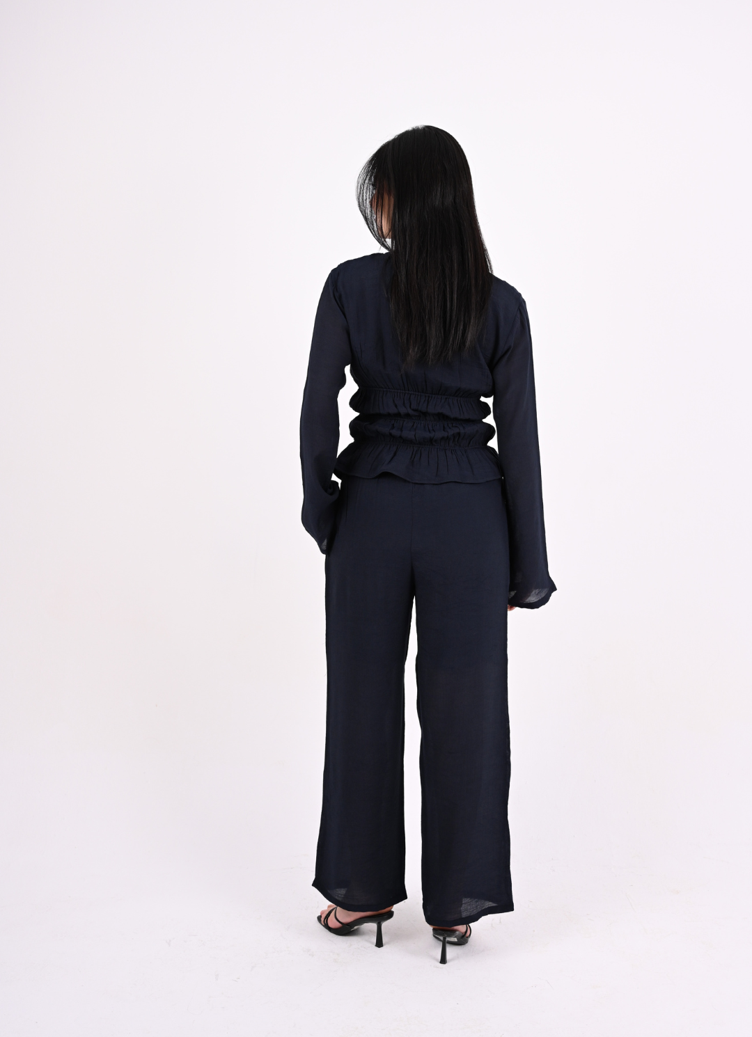 Navy Straps Blouse
