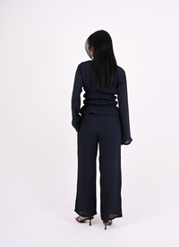 Navy Straps Blouse