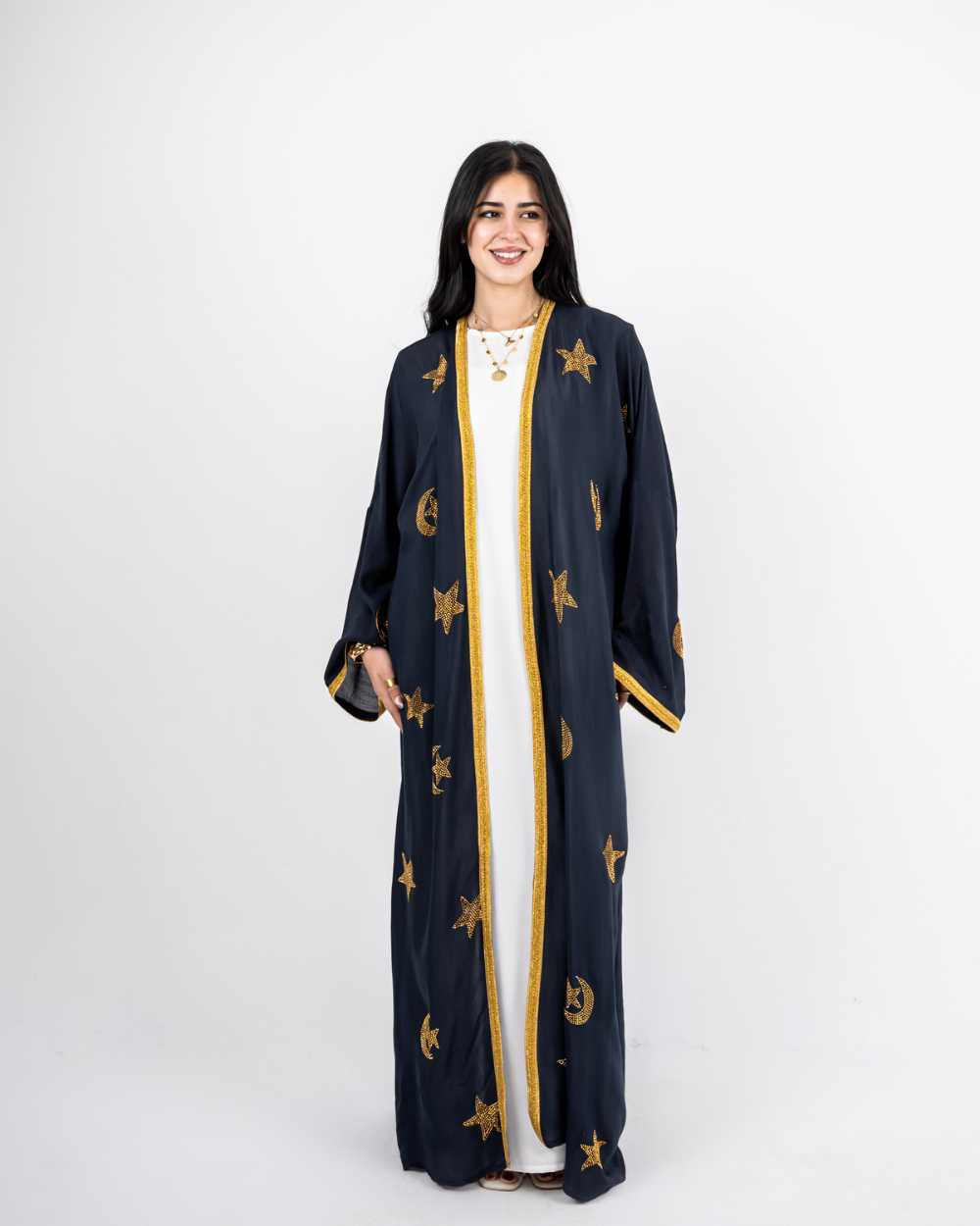 Navy Stars Kaftan