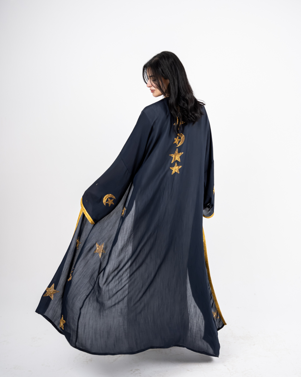 Navy Stars Kaftan