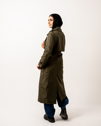 Olive Trench Coat