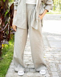 Olive Comfy Cotton Pants