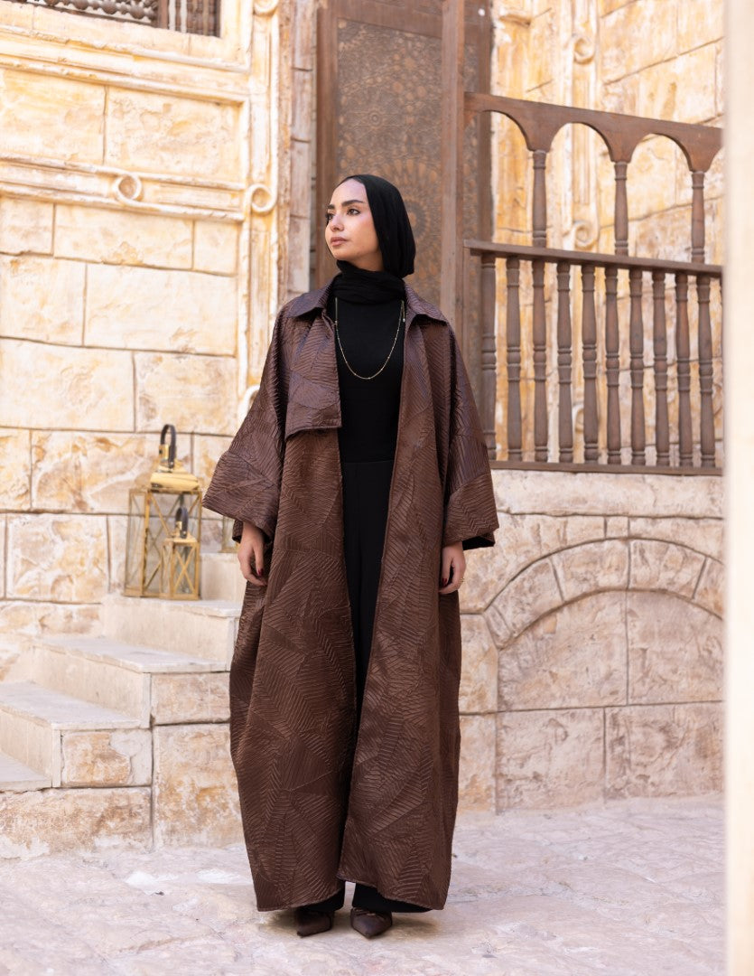 Nakhla Texture Cloak – Earth Brown