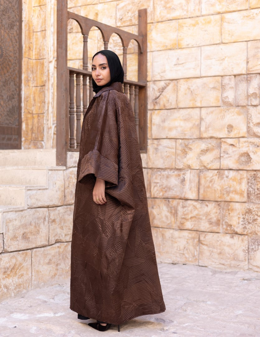 Nakhla Texture Cloak – Earth Brown