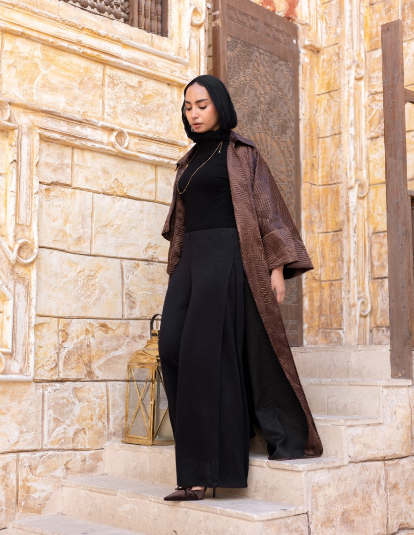 Nakhla Texture Cloak – Earth Brown