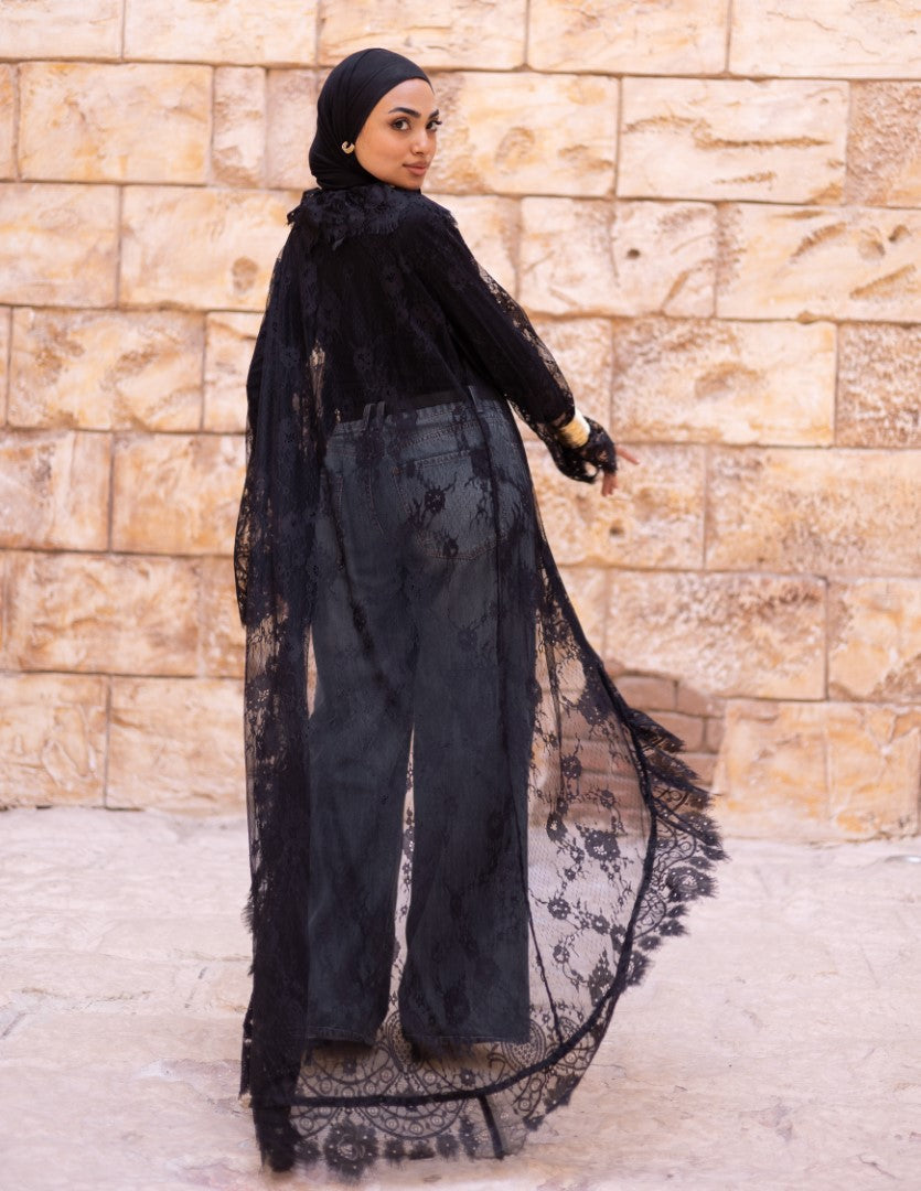 Noir Lace Overlay – Midnight