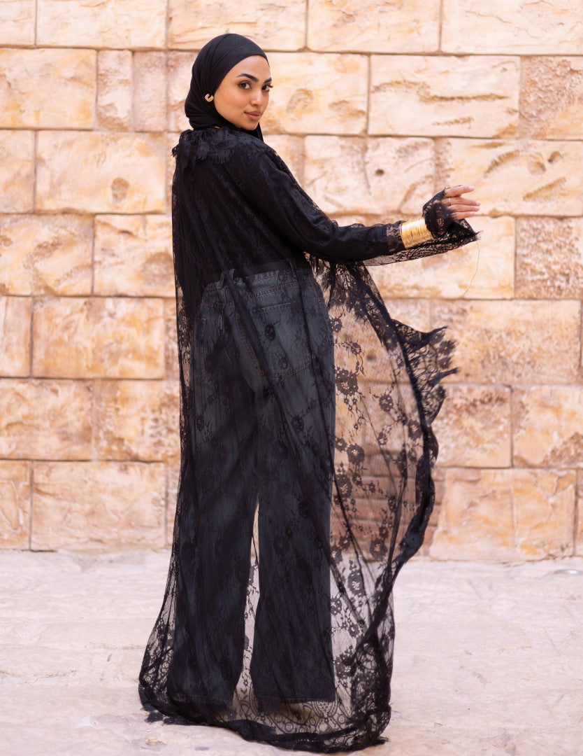 Noir Lace Overlay – Midnight