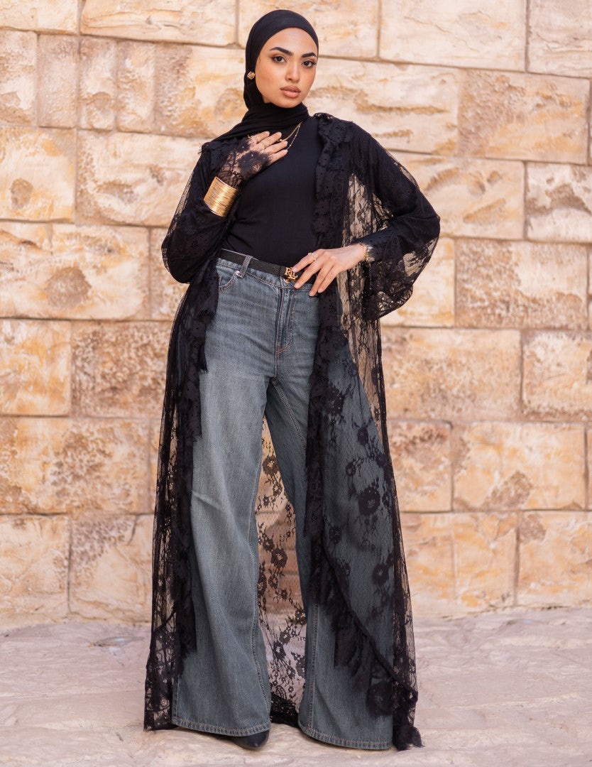 Noir Lace Overlay – Midnight