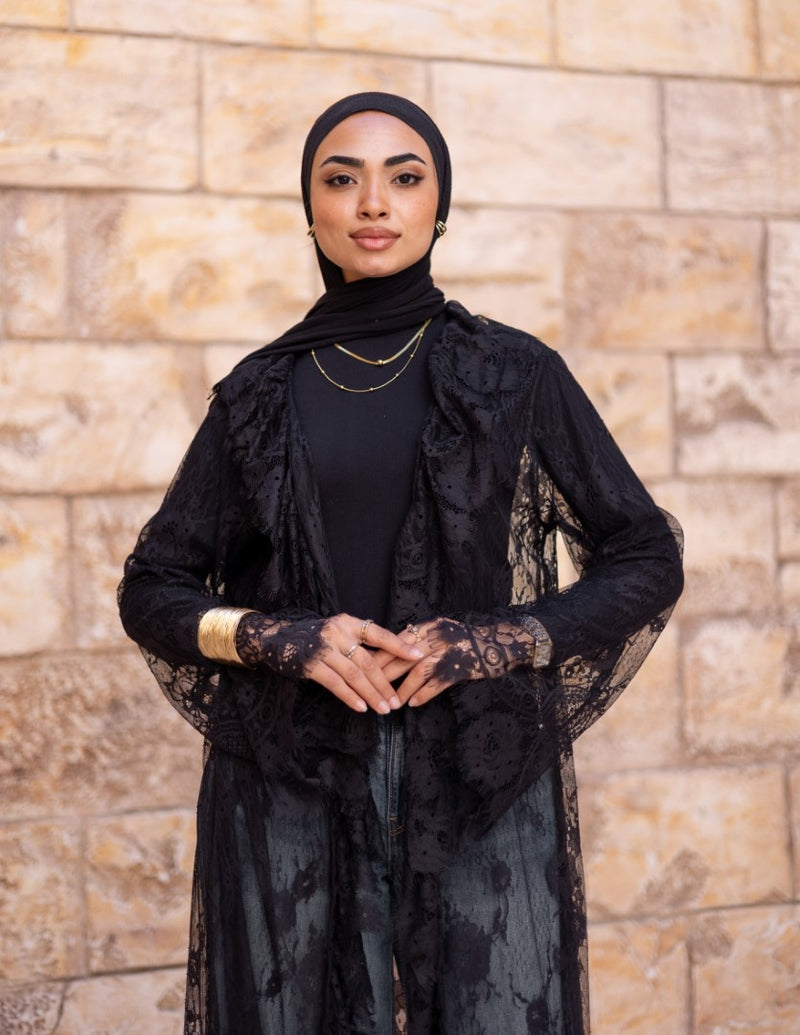 Noir Lace Overlay – Midnight