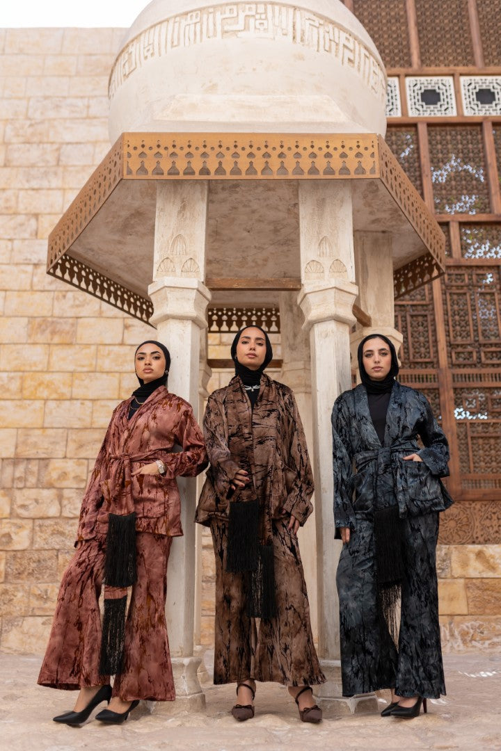 Sama Burnout Co-ord – Mocha Bronze