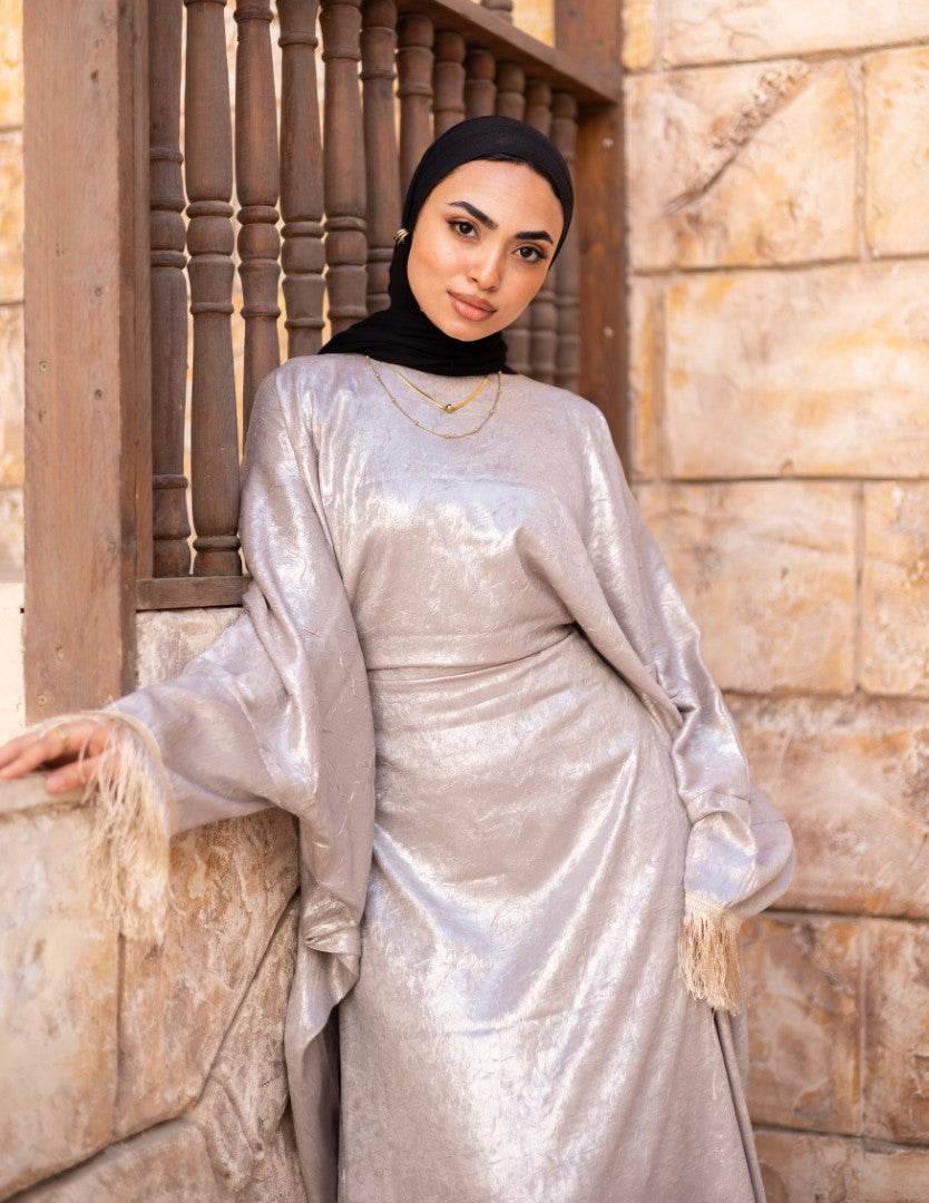 Moon Silver Shiny Dress