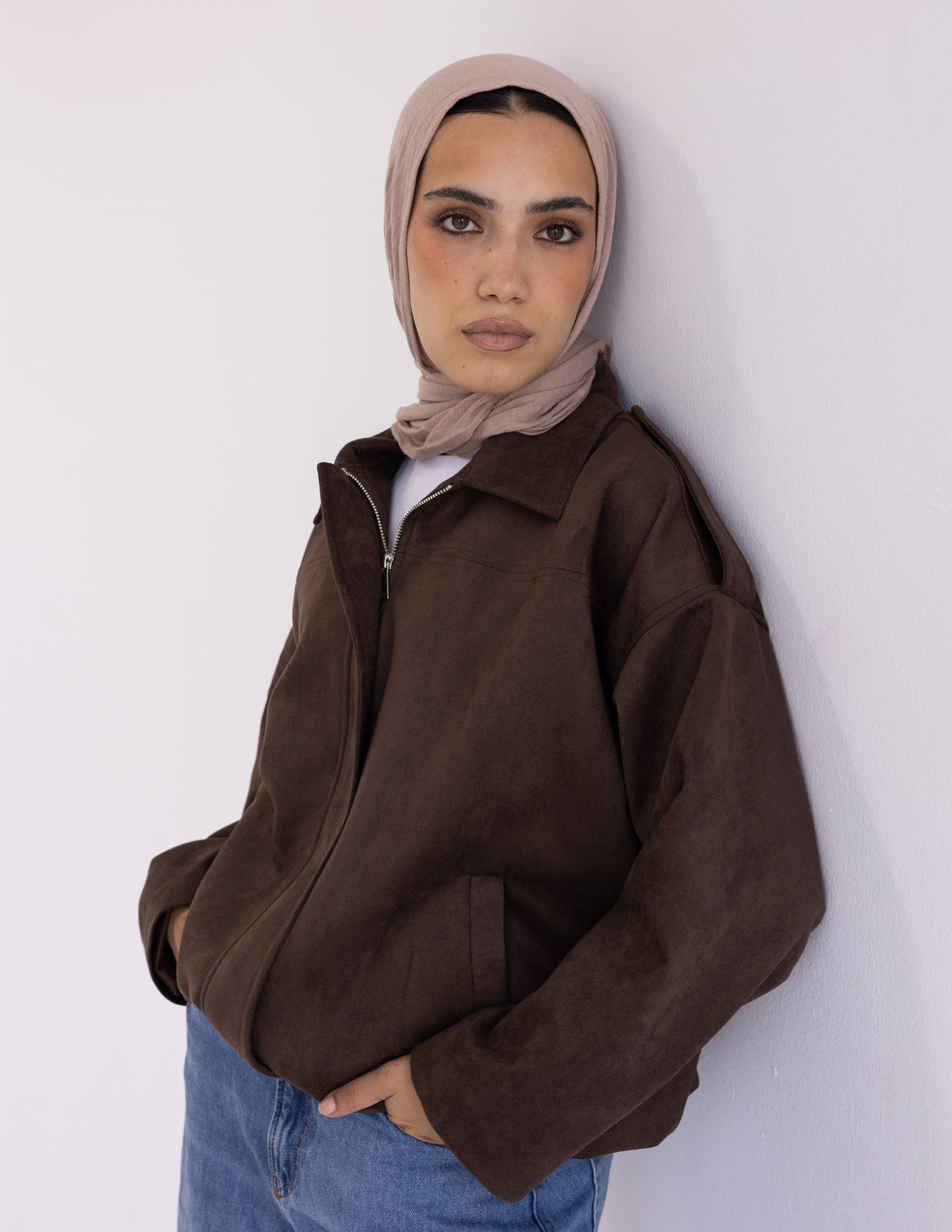 Chocolate Suede Jacket