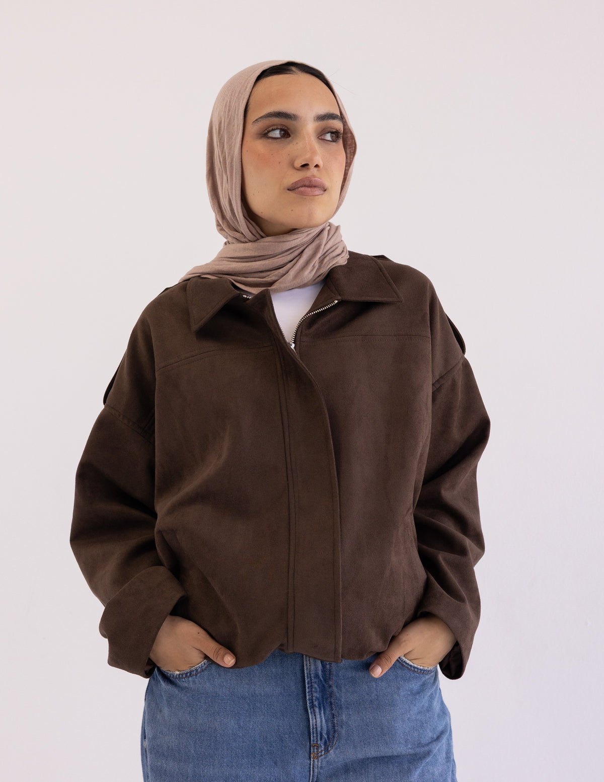 Chocolate Suede Jacket