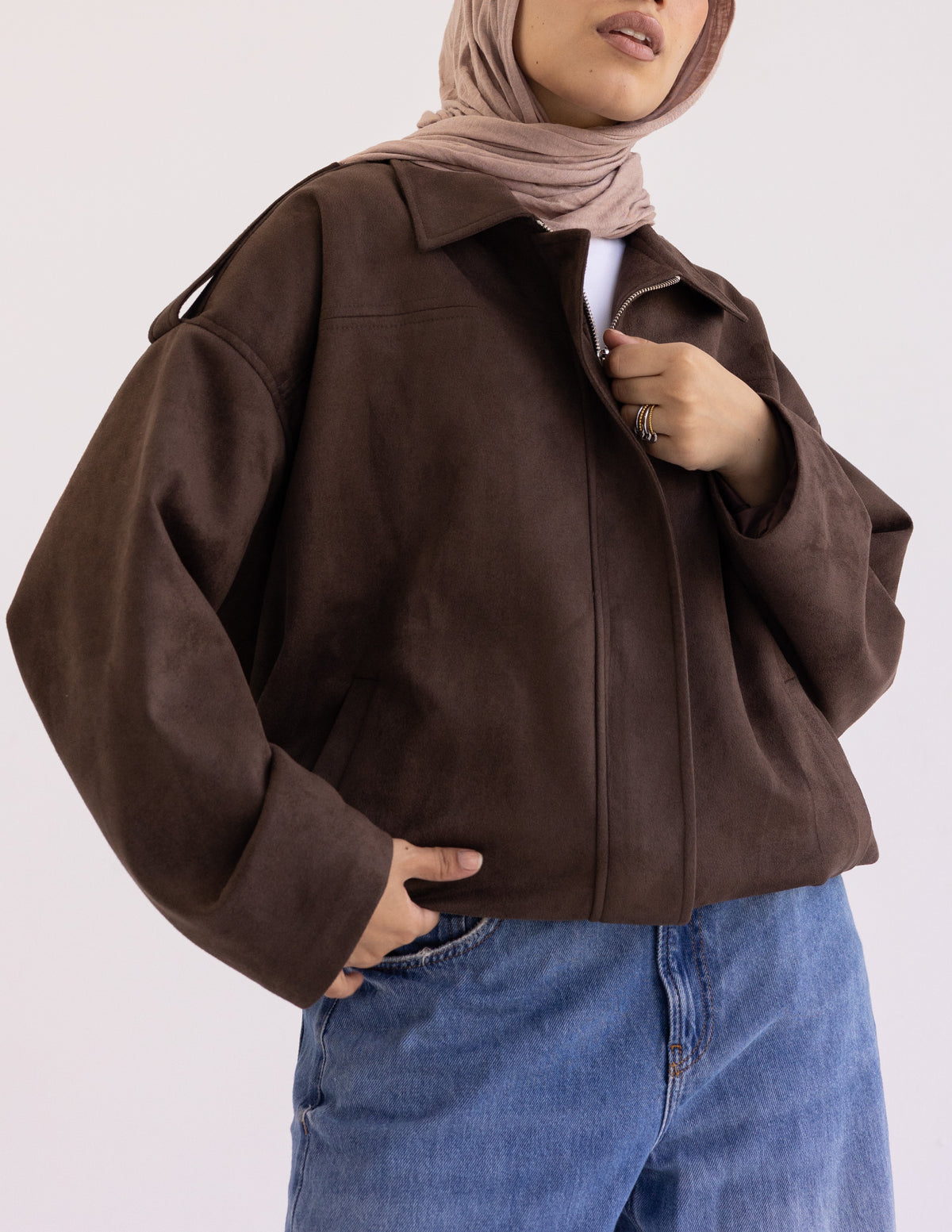 Chocolate Suede Jacket