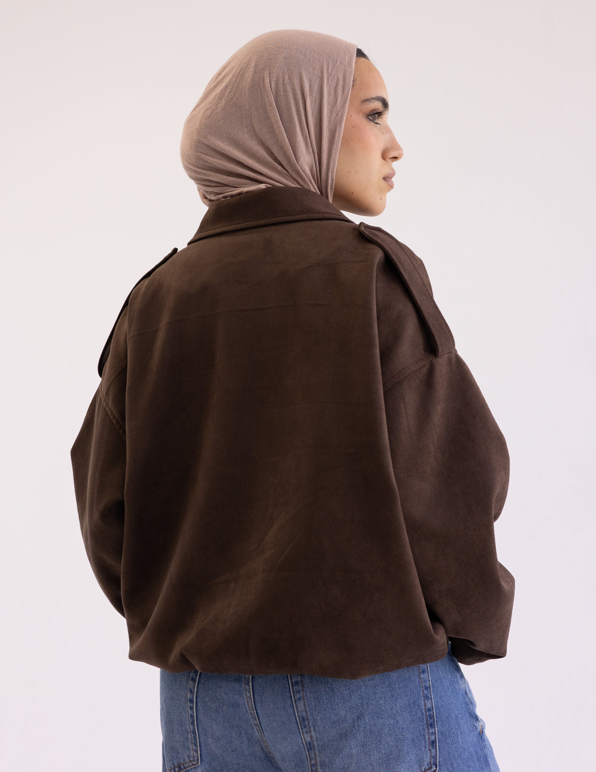 Chocolate Suede Jacket