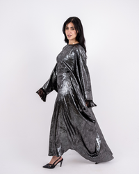 Silver Kaftan Dress