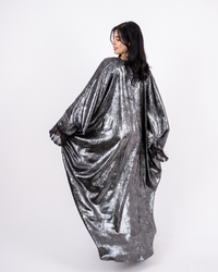 Silver Kaftan Dress