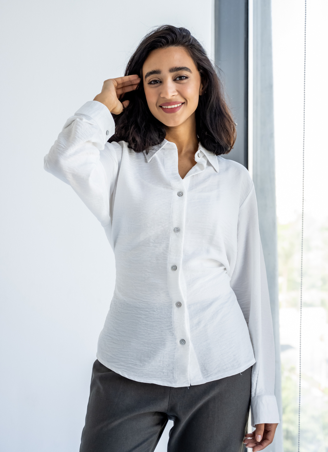White Linen Shirt