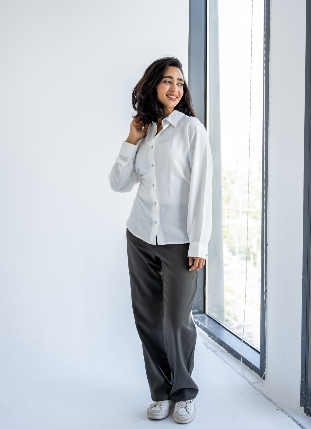 White Linen Shirt