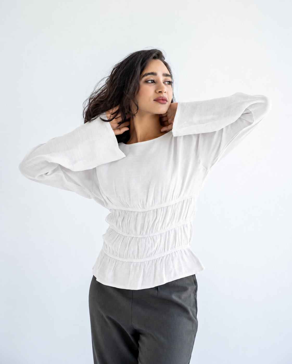 White Straps Blouse