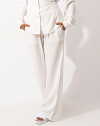 White Linen Pants