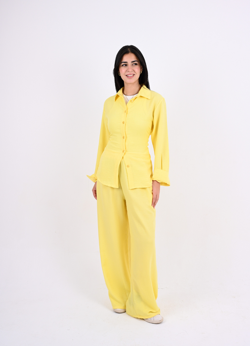 Yellow Linen Shirt