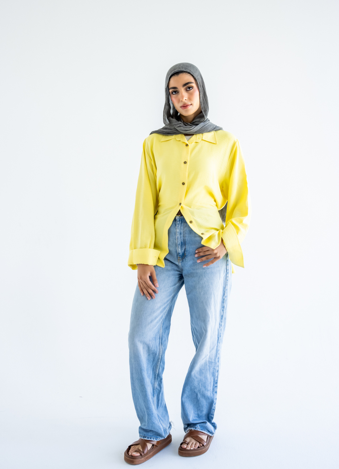 Yellow Linen Shirt