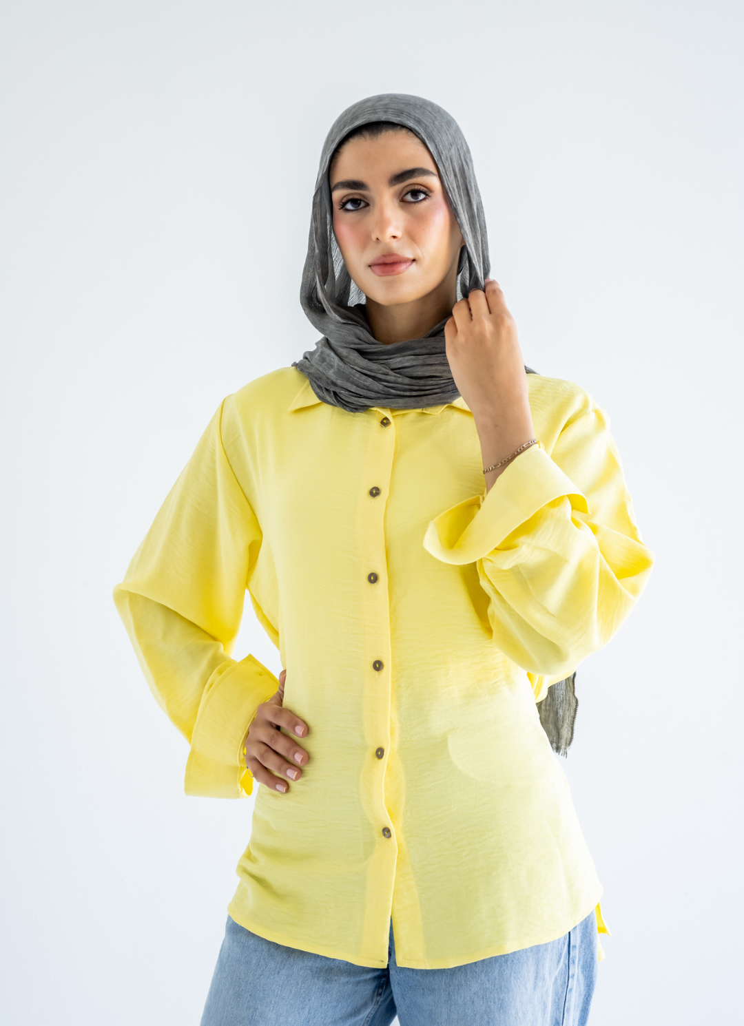 Yellow Linen Shirt