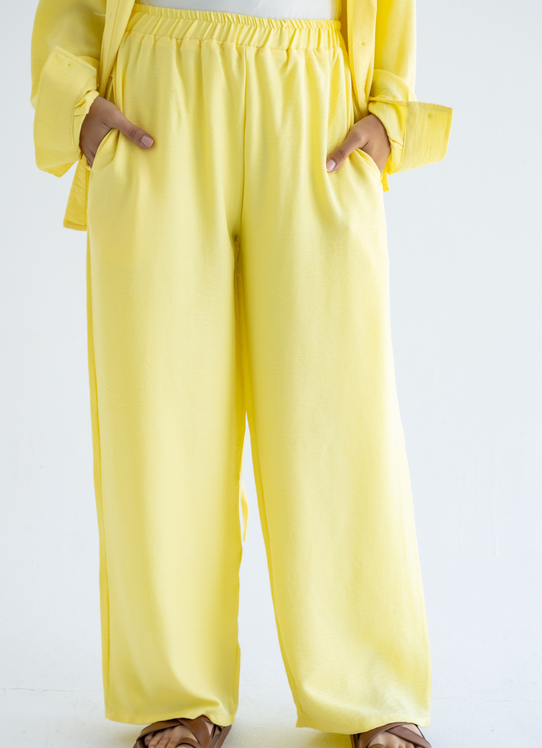 Yellow Linen Pants