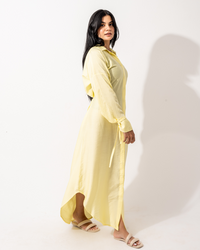 Yellow Shirt Dress