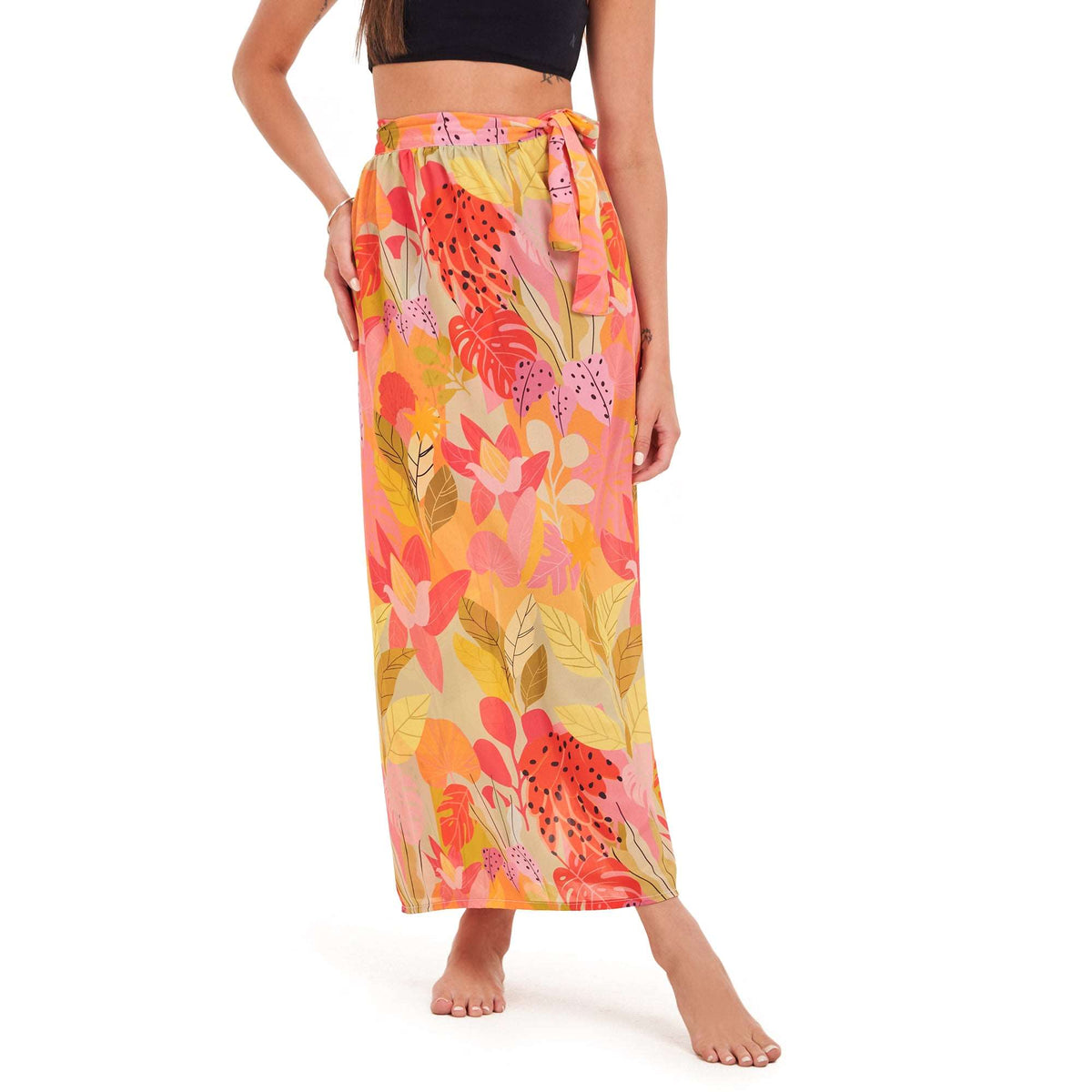 Women's Swimsuit Cover-Up, Floral Coverup, Yeilda